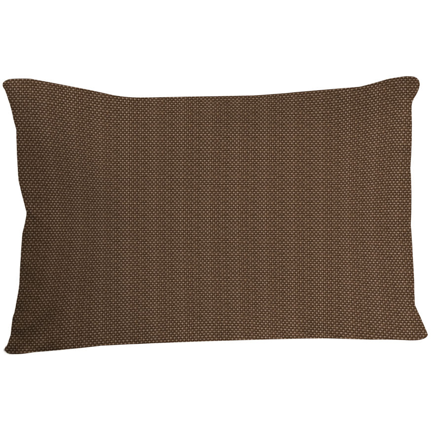 Red striped outdoor pillow