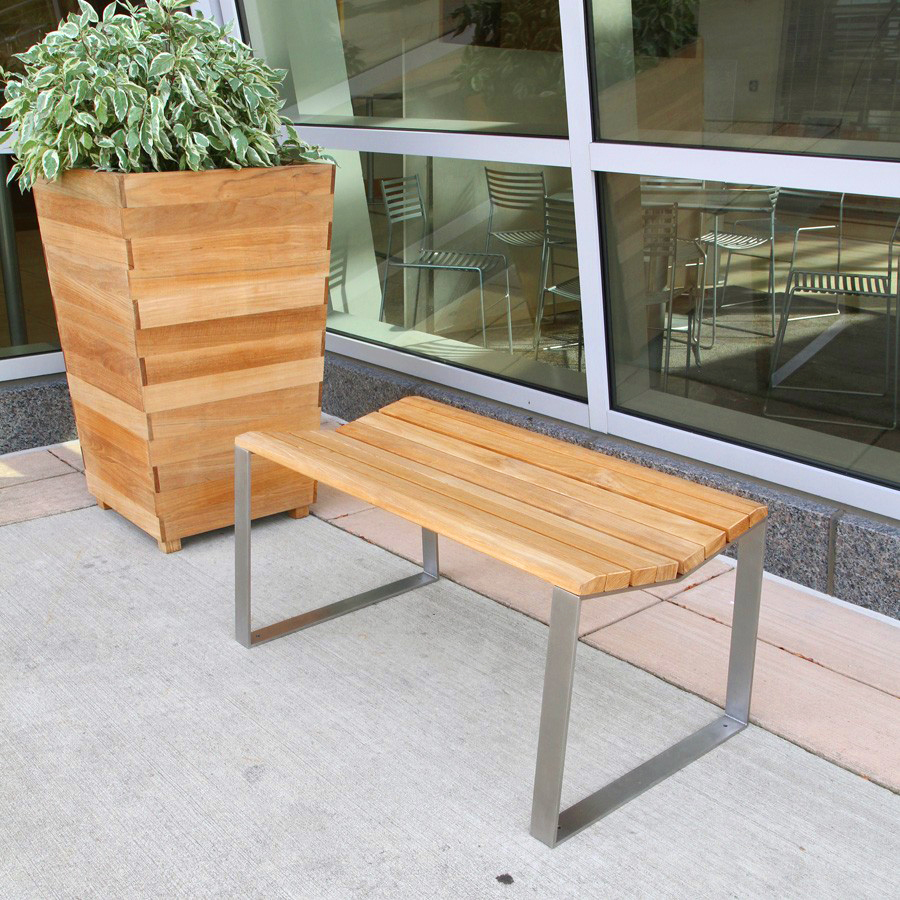 Bond 3 ft. backless bench