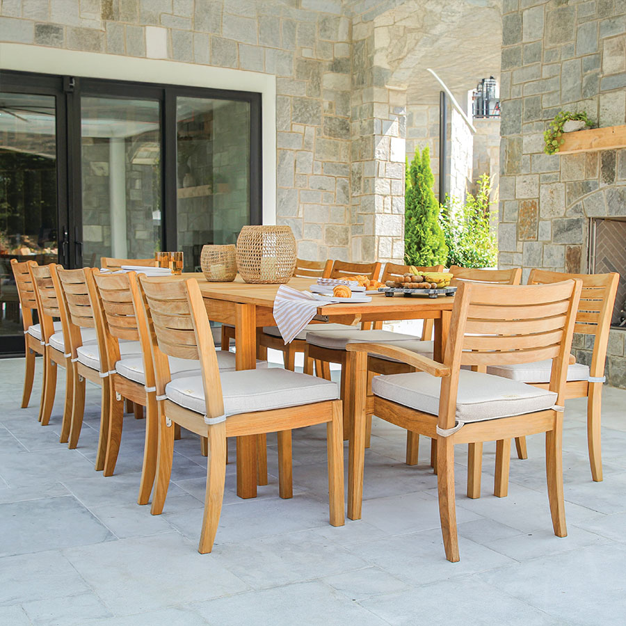 Calypso® teak extension table