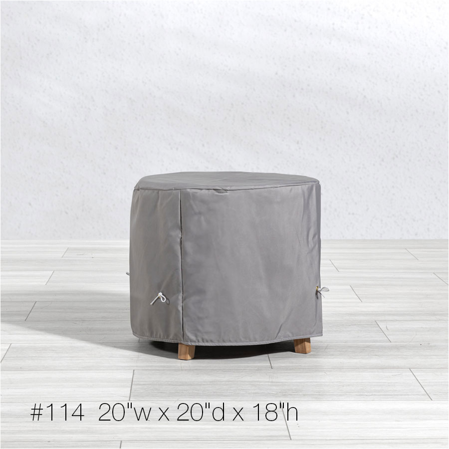 Small round side table cover