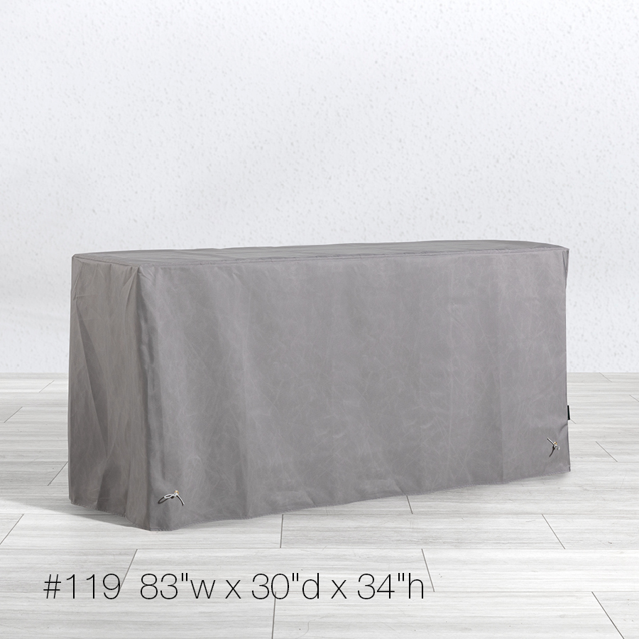 Long outdoor sideboard cover