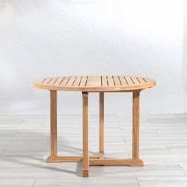 Chelmsford 43 in. round teak dining table