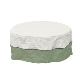 Round coffee table cover