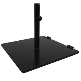 165 lb. stacked steel rolling outdoor umbrella base