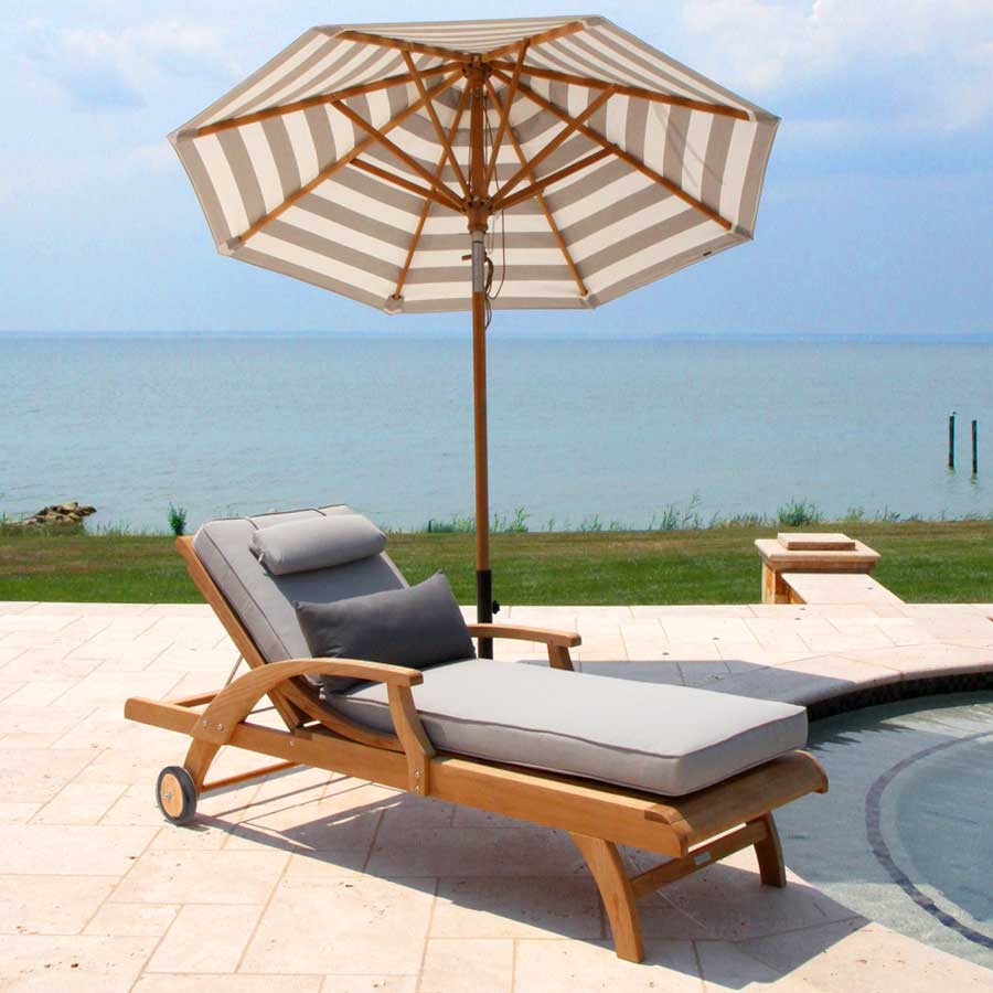 Thick chaise cushion