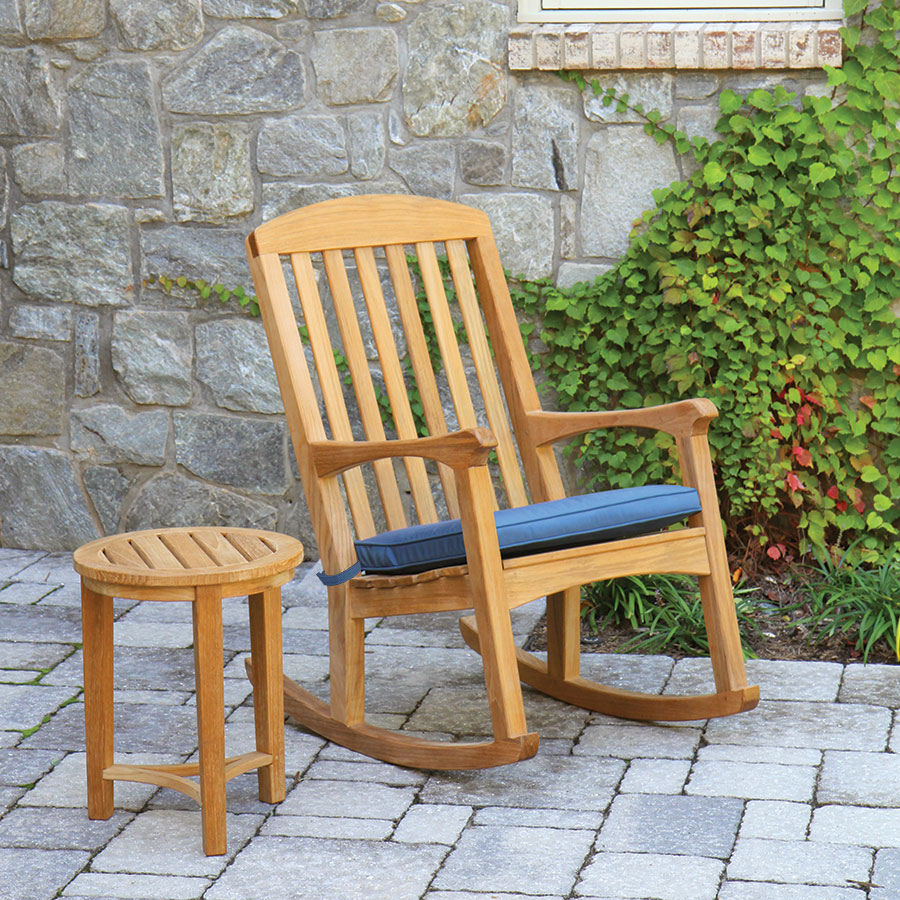 Linden teak rocking chair