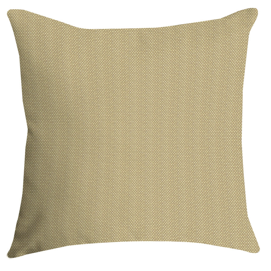 Outdoor square pillow in Rough 'N Rowdy Parchment