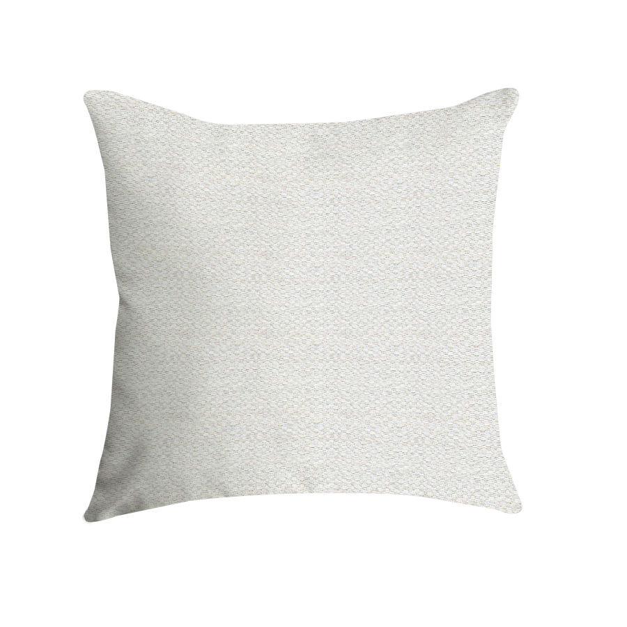 16 in. square pillow in Basketweave Oyster