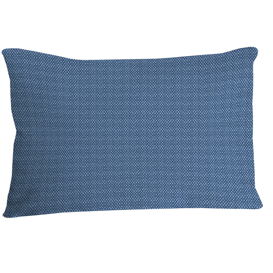 Outdoor lumbar pillow in Rough 'N Rowdy Blueberry