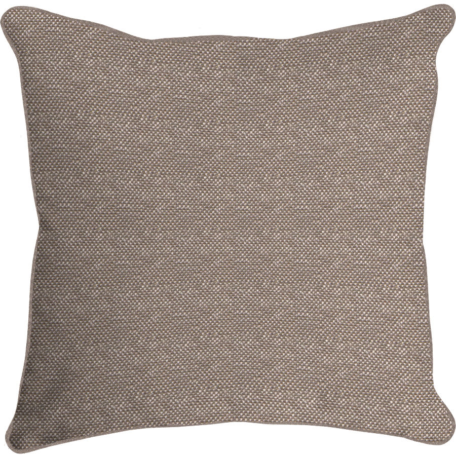 Pillow - 22 in. square w/ piping in Dobby Taupe