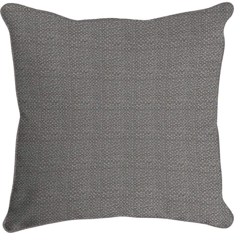 Pillow - 22 in. square w/ piping in Basketweave Slate