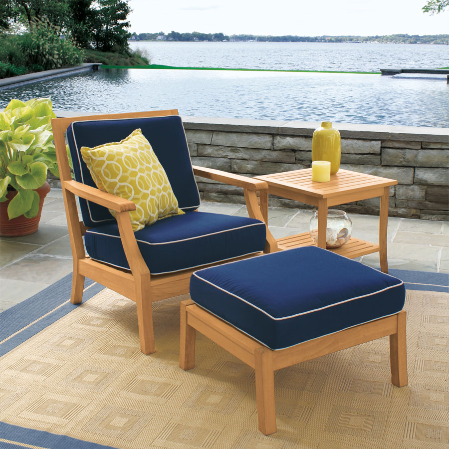 Lounge chair cushion