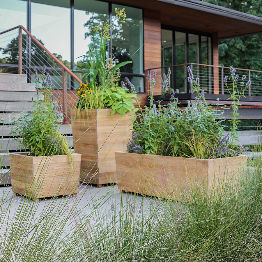 Studio Rectangular Planter Box - Country Casual Teak