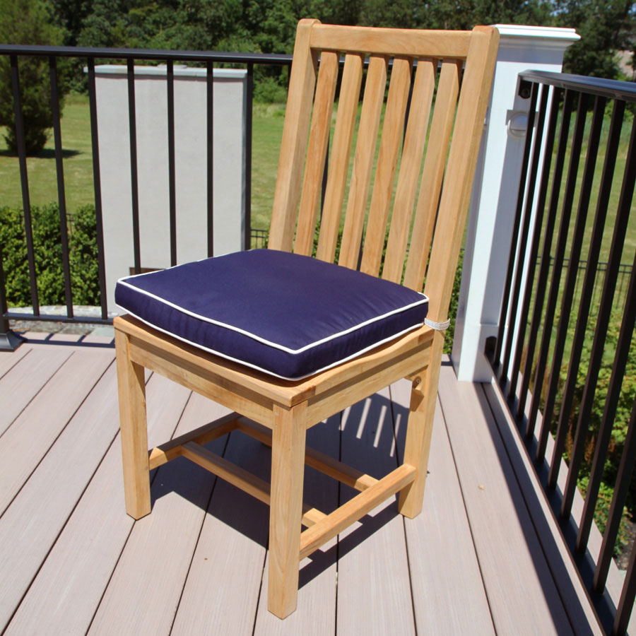 Talbot II teak dining sidechair