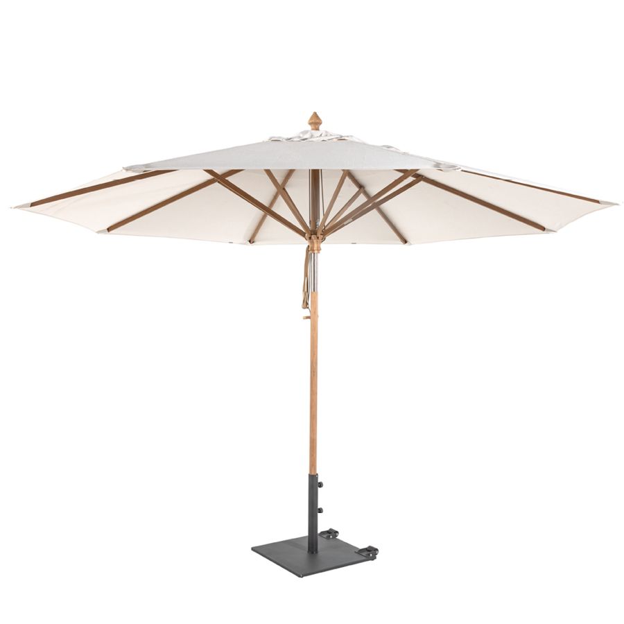 11 ft. led round offset outdoor patio umbrella in sunbrella 10 / 11 ft Patio Offset Umbrellas main image 1