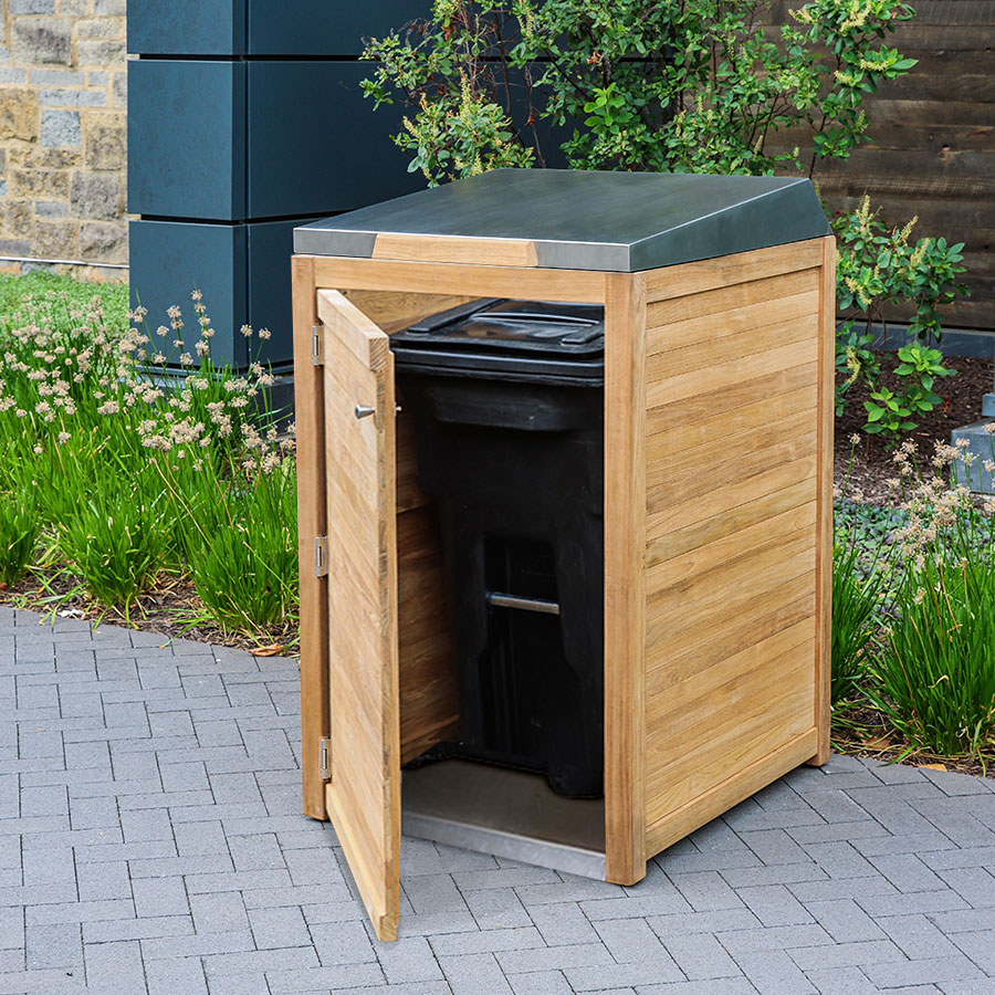 Urbana large trash enclosure
