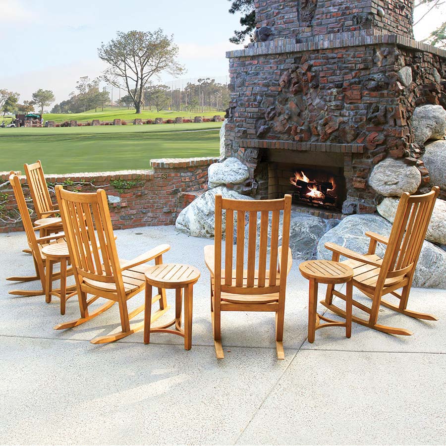 Teak Rocking Chair Sets
