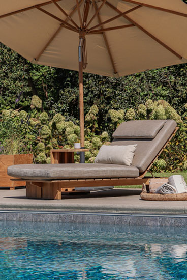 Cascade Teak Poolside Collection