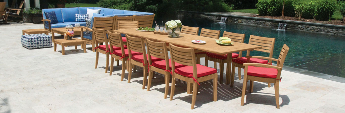 teak outdoor furniture collections