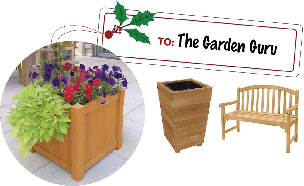 Garden Lover Gift Ideas- Teak Planters