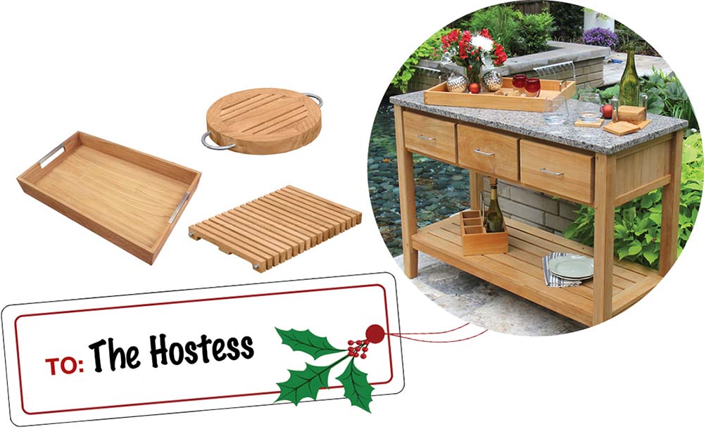 Hostess Gift Ideas - Teak Dining Accessories