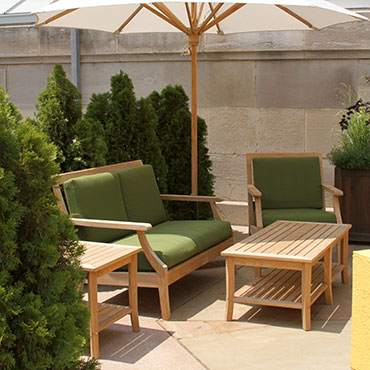 US Botanic Garden Outdoor Teak Lounge Furniture