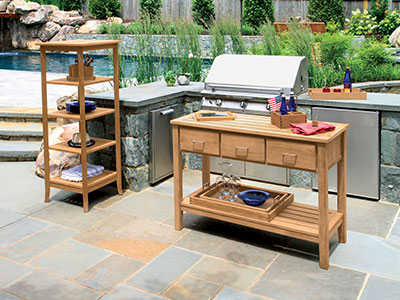 Berwick Grilling Outdoor Side Table