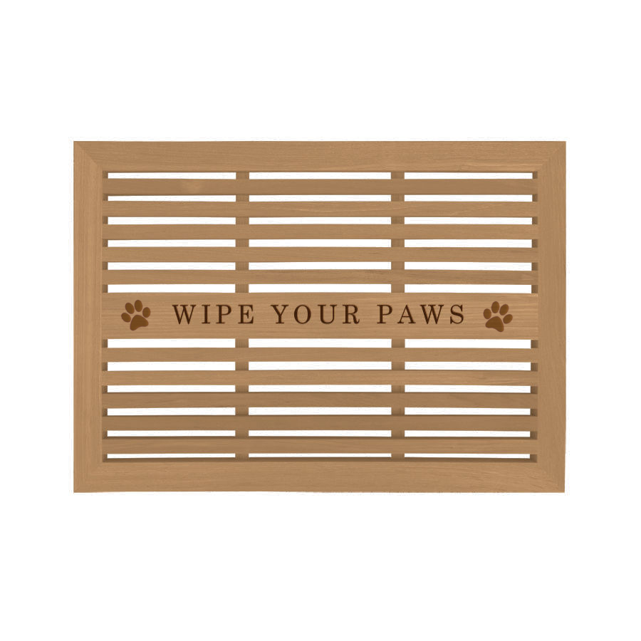 Wipe Your Paws Engraved Doormat