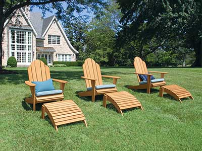Adirondack Teak Outdoor Chairs