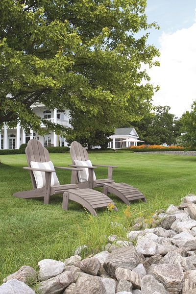 The Willows Estate with Adirondack Teak Chairs