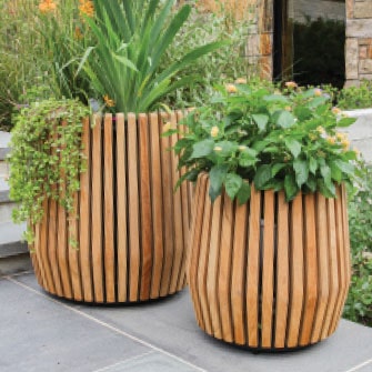Ethos teak planter