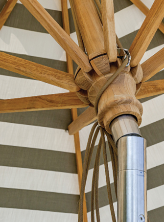 teak patio umbrella