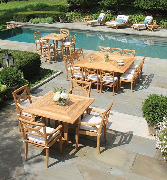 Teak Dining Sets Country Casual Collections - Country Casual Patio Furniture